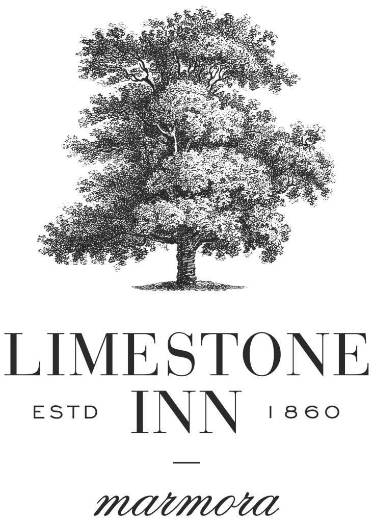 limestone inn logo with tree