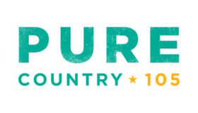 pure country 105 logo